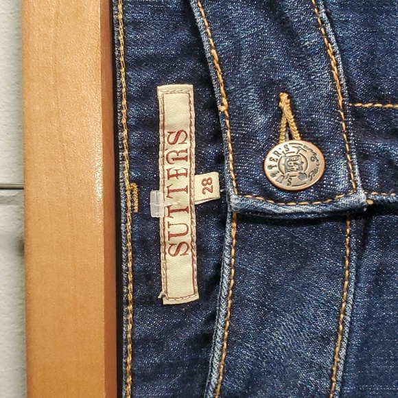 Sutter's jeans women's size 28 size 6 blue 1848 Annie boot Distressed - Picture 7 of 16